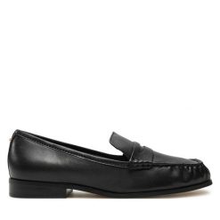 Lordsy MICHAEL Michael Kors. Czarne lordsy MICHAEL Michael Kors, bez wzorów, bez obcasa, bez zapięcia. Za 589.99 zł.