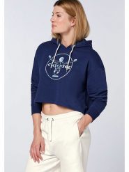 Chiemsee Bluza "Sadra" w kolorze granatowym rozmiar: XS. Niebieskie bluzy Chiemsee, xs, bez wzorów, z kapturem. Za 74.63 zł.