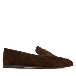 Lordsy Nokwol. Brązowe lordsy Nokwol, bez wzorów, bez obcasa, bez zapięcia. Za 749.99 zł.