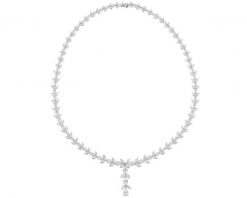 Naszyjnik z białego złota z diamentami - 45 cm - 20,67 ct - próba 750. Białe naszyjniki Apart, z diamentem, złote. Za 269,000.00 zł.
