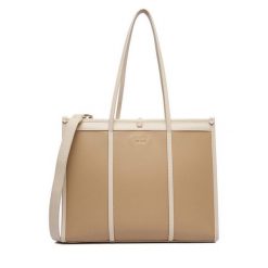 Torebka Nine West. Brązowe shopper Nine West, bez wzorów, bez dodatków. Za 349.99 zł.