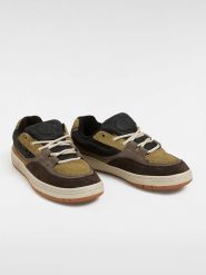 Vans Skórzane sneakersy "Speed LS" w kolorze oliwkowo-brązowym rozmiar: 44,5. Brązowe trampki Vans, bez wzorów, bez zapięcia. Za 158.10 zł.