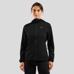 Veste de Sport Odlo ZEROWEIGHT WATERPROOF. Brązowe kurtki sportowe Odlo, bez wzorów, bez kaptura, do biegania. W wyprzedaży za 719.99 zł.