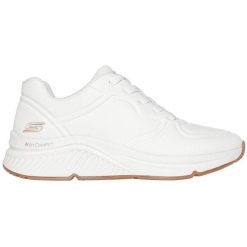 Adidasy Skechers Bobs Arch Comfort B, Kobiety. Białe obuwie sportowe Skechers, z materiału, bez zapięcia, na fitness i siłownię. Za 351.00 zł.