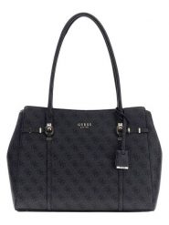 Guess Torebka w kolorze czarnym - 37 x 28 x 11 cm rozmiar: onesize. Czarne torby na ramię Guess, z aplikacjami, z materiału, na ramię, bez dodatków. Za 469.99 zł.