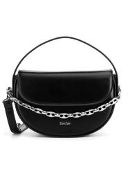 DeeZee Torebka MDP-L-019-06 Czarny. Czarne torebki klasyczne DeeZee, bez wzorów, z materiału, bez dodatków. Za 119.99 zł.