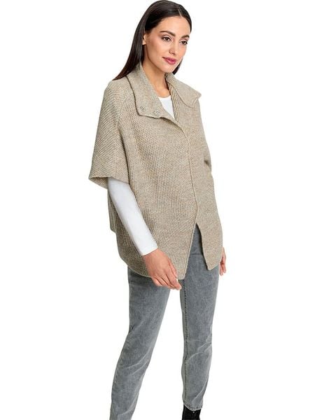 Heine Kardigan w kolorze beżowym rozmiar: 40/42. Brązowe kardigany Heine, bez wzorów, z wełny. Za 60.73 zł.