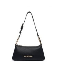LOVE MOSCHINO Torebka JC4007PP1PLB0000 Czarny. Czarne torebki klasyczne Love Moschino, bez wzorów, ze skóry, bez dodatków. Za 859.99 zł.