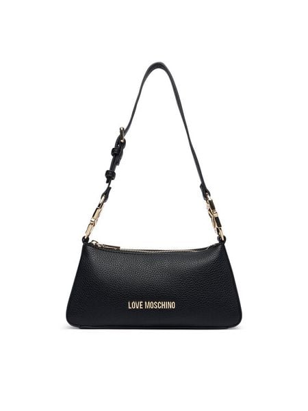 LOVE MOSCHINO Torebka JC4007PP1PLB0000 Czarny. Czarne torebki klasyczne Love Moschino, bez wzorów, ze skóry, bez dodatków. Za 773.99 zł.