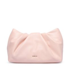 Torebka Furla. Czerwone kopertówki Furla, bez wzorów, bez dodatków. Za 919.99 zł.