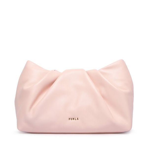 Torebka Furla. Czerwone kopertówki Furla, bez wzorów, bez dodatków. Za 735.99 zł.