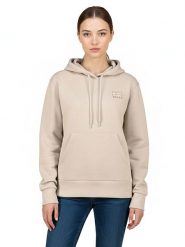Geographical Norway Bluza "Guni" w kolorze beżowym rozmiar: XXL. Brązowe bluzy Geographical Norway, xxl, bez wzorów, z bawełny, z kapturem. Za 105.38 zł.