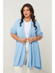 Curvy Lady Kardigan w kolorze błękitnym rozmiar: 48/50. Niebieskie kardigany Curvy Lady, bez wzorów. Za 96.95 zł.
