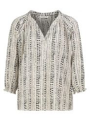 Eight2Nine Bluzka w kolorze kremowo-czarnym rozmiar: L. Brązowe bluzki Eight2Nine, l, bez wzorów, bez kołnierzyka, bez ramiączek. Za 86.99 zł.