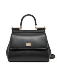 Dolce&Gabbana Torebka BB6003 AN767 Czarny. Czarne torebki klasyczne Dolce&Gabbana, bez wzorów, ze skóry, bez dodatków. Za 6,079.00 zł.