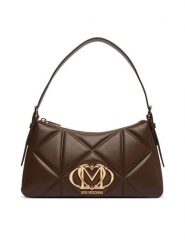 LOVE MOSCHINO Torebka JC4032PP1PLC0300 Brązowy. Brązowe torebki klasyczne Love Moschino, bez wzorów, ze skóry, bez dodatków. Za 879.99 zł.