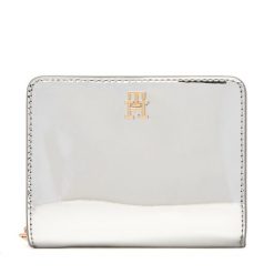 Mały Portfel Damski Tommy Hilfiger. Szare portfele TOMMY HILFIGER, bez wzorów. Za 299.99 zł.