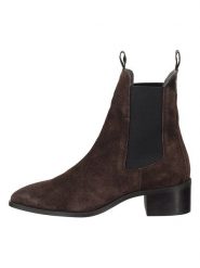 GANT Footwear Skórzane sztyblety "St Broomly" w kolorze brązowym rozmiar: 39. Brązowe botki GANT Footwear, ze skóry, bez zapięcia. Za 543.90 zł.