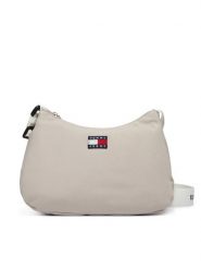 Tommy Jeans Torebka Tjw Ess Daily Shoulder Bag AW0AW18463 Beżowy. Brązowe torebki klasyczne Tommy Jeans, bez wzorów, z jeansu, bez dodatków. Za 249.99 zł.