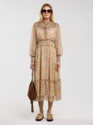 BIG STAR Sukienka ze wzorem rozmiar: XL. Sukienki Big Star, xl, bez wzorów, retro, bez kołnierzyka, bez ramiączek, maxi. Za 259.95 zł.