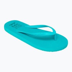 Japonki damskie Billabong Sunlight. Niebieskie klapki Billabong, bez wzorów, bez obcasa. Za 59.99 zł.