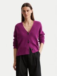 Marc O'Polo Kardigan 506 6059 61069 Fioletowy Relaxed Fit. Fioletowe kardigany Marc O'Polo, s, bez wzorów, z bawełny. Za 609.99 zł.