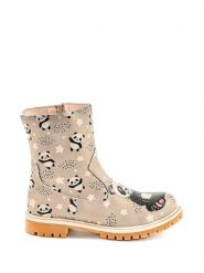 Streetfly Botki w kolorze szarym ze wzorem rozmiar: 39. Szare botki Streetfly, bez wzorów, z materiału, bez obcasa, bez zapięcia. Za 256.45 zł.