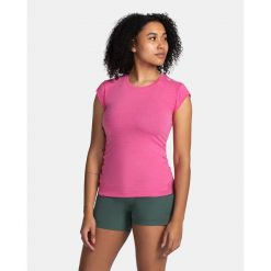 Damski bawełniany t-shirt Kilpi PROMO-W. Czerwone t-shirty Kilpi, l, bez wzorów, z bawełny, bez kołnierzyka, bez ramiączek. Za 60.57 zł.