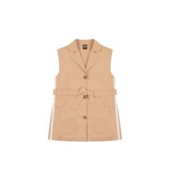 Koszula bez rękawów z lnu dla kobiet Colmar. Brązowe koszule Colmar, m, bez wzorów, eleganckie, bez kołnierzyka, bez ramiączek. Za 700.50 zł.
