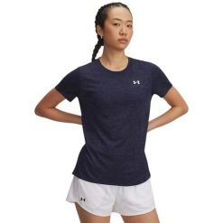 Skarpetki damskie z melanżem Under Armour Tech. Niebieskie skarpety Under Armour, bez wzorów, z materiału. Za 191.00 zł.
