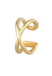 Elli Damska nausznica Single Cross Trend Blogger w srebrze 925 Sterling Silver Pierścionki 1 ct Damski. Szare pierścionki Elli, srebrne. Za 168.99 zł.