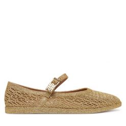 Baleriny Melissa. Brązowe baleriny Melissa, bez wzorów, bez obcasa. Za 259.99 zł.