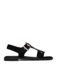 U.S. Polo Assn. Sandały EO-ALYS001W/6S1 Czarny. Czarne sandały U.S. Polo Assn., bez wzorów, ze skóry, bez obcasa, na płaskiej podeszwie, bez zapięcia. Za 249.99 zł.