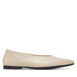 Baleriny Vagabond Shoemakers. Brązowe baleriny Vagabond Shoemakers, bez wzorów, bez obcasa. Za 339.99 zł.