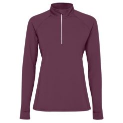 Bluza Z Długim Rękawem Dla Pań I Panów Estambul Quarter Zip. Czerwone bluzy ROLY, bez wzorów, bez kaptura. Za 86.99 zł.