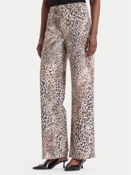 Guess Jeansy W6BA1A W4343 Brązowy Wide Leg. Brązowe jeansy Guess, z aplikacjami. Za 474.99 zł.
