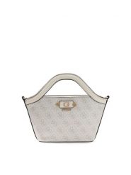 Guess Torebka Lindsey Mini HWSG97 49750 Kremowy. Białe torebki klasyczne Guess, z aplikacjami, ze skóry, bez dodatków. Za 584.99 zł.