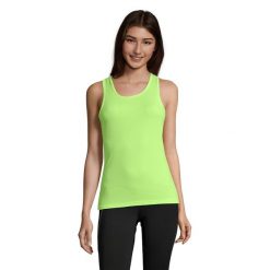 Damski Sportowy Podkoszulek. Żółte koszulki sportowe SOL'S, bez wzorów, bez ramiączek. Za 37.99 zł.