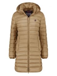 ANAPURNA Płaszcz pikowany "Akitalana" w kolorze szarobrązowym rozmiar: XXL. Brązowe płaszcze ANAPURNA, xxl, bez wzorów, bez kaptura. Za 165.99 zł.