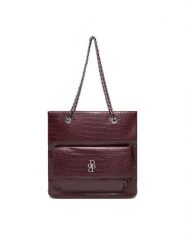 Badura Torebka C-ALANA-LDA7976 Bordowy. Czerwone torebki klasyczne Badura, bez wzorów, z materiału, bez dodatków. Za 279.99 zł.