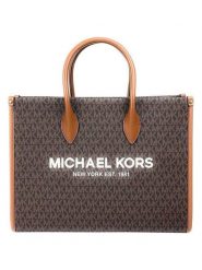 Michael Kors Torebka w kolorze brązowym - 35 x 27 x 12 cm rozmiar: onesize. Brązowe torby na ramię Michael Kors, bez wzorów, z materiału, przez ramię, bez dodatków. Za 804.99 zł.