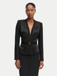 Elisabetta Franchi Marynarka GI-233-62E2-V840 Czarny Slim Fit. Czarne marynarki i żakiety Elisabetta Franchi, bez wzorów, z syntetyku. Za 3,569.00 zł.