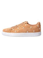 Puma Skórzane sneakersy "Suede Flower" w kolorze jasnobrązowym rozmiar: 38. Brązowe trampki Puma, bez wzorów, bez zapięcia. Za 145.94 zł.