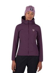 Kurtka narciarska Rossignol damska W Opside Hoodie JKT fioletowa. Czerwone kurtki narciarskie Rossignol, s, bez wzorów, z elastanu, z kapturem, narciarskie. Za 739.99 zł.