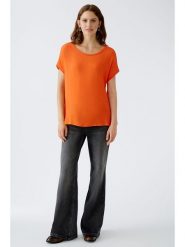 Oui Koszulka w kolorze pomarańczowym rozmiar: 40. Pomarańczowe bluzki Oui, bez wzorów, z wiskozy, bez kołnierzyka, bez ramiączek. Za 82.99 zł.