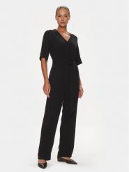 Selected Femme Kombinezon 16089065 Czarny Regular Fit. Czarne sukienki Selected Femme, bez wzorów, z wiskozy, bez kołnierzyka, bez ramiączek. Za 279.99 zł.