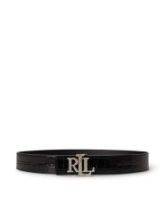 LAUREN RALPH LAUREN Pasek 412P18558001 Czarny. Czarne paski Lauren Ralph Lauren, bez wzorów, ze skóry. Za 599.99 zł.