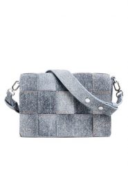 Desigual Torebka Yoko 25SAXP47 Szary. Szare torebki klasyczne Desigual, bez wzorów, ze skóry, bez dodatków. Za 189.99 zł.