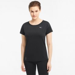 Koszulka damska Puma Train Favorite. Czarne bluzki Puma, xs, bez wzorów, sportowe, bez kołnierzyka, bez ramiączek. Za 62.99 zł.