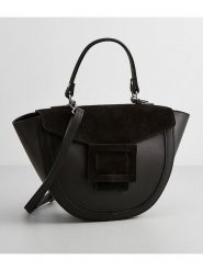 Maison héritage PARIS Skórzana torebka "Votti" w kolorze czarnym - 28 x 21 x 9 cm rozmiar: onesize. Czarne torby na ramię Maison héritage PARIS, bez wzorów, z materiału, na ramię, bez dodatków. Za 479.76 zł.